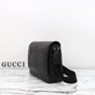 Gucci GG Emblem Medium Crossbody Bag Black 850235 AAFOM 1053 - thumb-2
