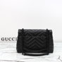 Gucci GG Marmont Medium Shoulder Bag Black 850676 AAFS1 1000 - thumb-3