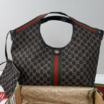 Gucci Giglio Large Tote Bag Black 853971 FAF9N 1060