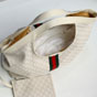 Gucci Giglio Large Tote Bag Ivory 853971 FAF9O 9554 - thumb-3