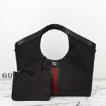 Gucci Giglio Large Tote Bag Black 853971 FAFWA 1053