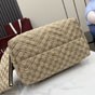Gucci GG Marmont Medium Tote Bag Sand Brown 855279 FAF05 9651 - thumb-3