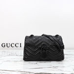 Gucci GG Marmont Small Shoulder Bag Black 855371 AAFS1 1000