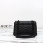 Gucci GG Marmont Small Shoulder Bag Black 855371 AAFS1 1000 - thumb-2