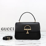 Gucci Siena Medium Top Handle Bag Black 855535 AAFKB 1000