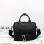 Gucci GG Emblem Small Duffle Bag Black 855789 AAFOM 1053 - thumb-3