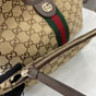 Gucci Giglio Small Tote Bag Beige Brown 860845 AAF8L 2547 - thumb-4