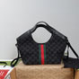 Gucci Giglio Small Tote Bag Black 860845 FAF9N 1060 - thumb-2