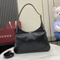 Gucci Jackie 1961 Medium Shoulder Bag Black 863136 AAGFZ 1000 - thumb-3
