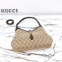 Gucci Jackie 1961 Medium Shoulder Bag Sand Brown 863136 FAFV2 9651 - thumb-4