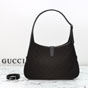Gucci Jackie 1961 Medium Shoulder Bag Black 863136 FAFV4 1000 - thumb-3