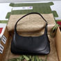 Gucci Jackie Slim Medium Shoulder Bag Black 863137 AAGDJ 1000 - thumb-2