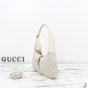 Gucci Jackie Slim Medium Shoulder Bag Ivory 863137 FAFV4 9551 - thumb-2