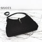 Gucci Jackie 1961 Large Crossbody Bag Black 863279 FAFV4 1000 - thumb-4