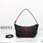 Gucci Lunetta Small Crossbody Bag Black 863406 FAFWA 1053 - thumb-3