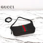 Gucci Lunetta Small Crossbody Bag Black 863406 FAFWA 1053 - thumb-4