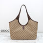 Gucci Mercato Medium Tote Bag Sand Brown 866645 FAFV2 9651 - thumb-3