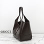 Gucci Mercato Small Tote Bag Dark Brown 866646 AAGOT 2007 - thumb-2