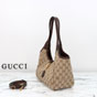Gucci Mercato Small Tote Bag Sand Brown 866646 FAFV2 9651 - thumb-2