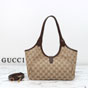 Gucci Mercato Small Tote Bag Sand Brown 866646 FAFV2 9651 - thumb-3