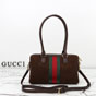 Gucci Borsetto Medium Boston Bag Dark Brown 866732 AAGIR 2146 - thumb-2