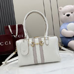 Gucci Borsetto Medium Boston Bag White 866732 AAHA6 9242