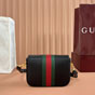 Gucci Horsebit 1955 Small Shoulder Bag Black 866762 AAGIQ 1053 - thumb-2