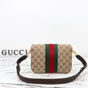 Gucci Horsebit 1955 Small Shoulder Bag Sand Brown 866762 FAFV9 9653 - thumb-3