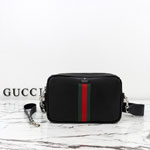 Gucci Web Trademark Small Crossbody Bag Black 866982 AAGIH 1057