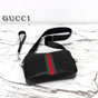 Gucci Web Trademark Small Crossbody Bag Black 866982 AAGIH 1057 - thumb-4
