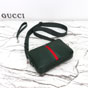 Gucci Web Trademark Small Crossbody Bag Dark Green 866982 AAGIH 3044 - thumb-3