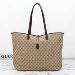 Gucci Jackie Large Tote Bag Sand Brown 867014 FAFV2 9651