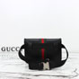 Gucci Web Trademark Small Belt Bag Black 867032 AAGIH 1057 - thumb-3