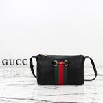 Gucci Horsebit Web Small Shoulder Bag Black 867130 AAGOQ 1057