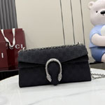 Gucci Dionysus Medium Shoulder Bag Black 874735 FAF7P 1000