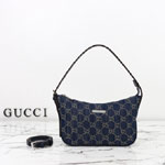 Gucci Lady Lunetta Small Shoulder Bag Dark Blue 874743 FAF8V 4042