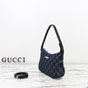 Gucci Lady Lunetta Small Shoulder Bag Dark Blue 874743 FAF8V 4042 - thumb-2