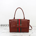 Gucci Paparazzo Medium Top Handle Bag Chestnut 875018 AAGIQ 2243