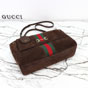 Gucci Paparazzo Large Top Handle Bag Dark Brown 875019 AAGIR 2146 - thumb-4