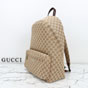 Large Gucci Tag Backpack Sand Brown 875226 FAF8P 9647 - thumb-2