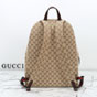 Large Gucci Tag Backpack Sand Brown 875226 FAF8P 9647 - thumb-3