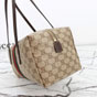 Gucci Melrose Medium Boston Bag Sand Brown 875228 FAF79 8547 - thumb-3