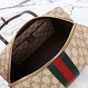 Gucci Melrose Medium Boston Bag Sand Brown 875228 FAF79 8547 - thumb-5