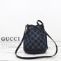 Mini Bucket Bag With Gucci Plaque Dark Blue 875802 FAF9B 4042 - thumb-3