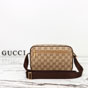 Gucci GG Mini Bag With Web Sand Brown 876391 FAF9S 9646 - thumb-2