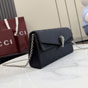 Gucci Dionysus Small Shoulder Bag Black 876531 FAF7P 1000 - thumb-2