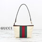 Gucci Small Pouch With Strap Web Natural A000MM FAGAJ 8643 - thumb-3