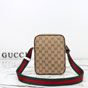 Gucci Tag Small Crossbody Bag Sand Brown A0022Z FAGBV 9653 - thumb-3