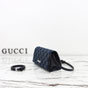 Small Pouch With Strap Gucci Plaque Black A002KG FAF9C 1144 - thumb-2