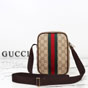 Gucci GG Mini Bag With Web Sand Brown A002SJ FAF9S 9646 - thumb-3